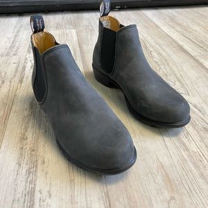 Blundstone 1971 rustic black low cut Chelsea boot